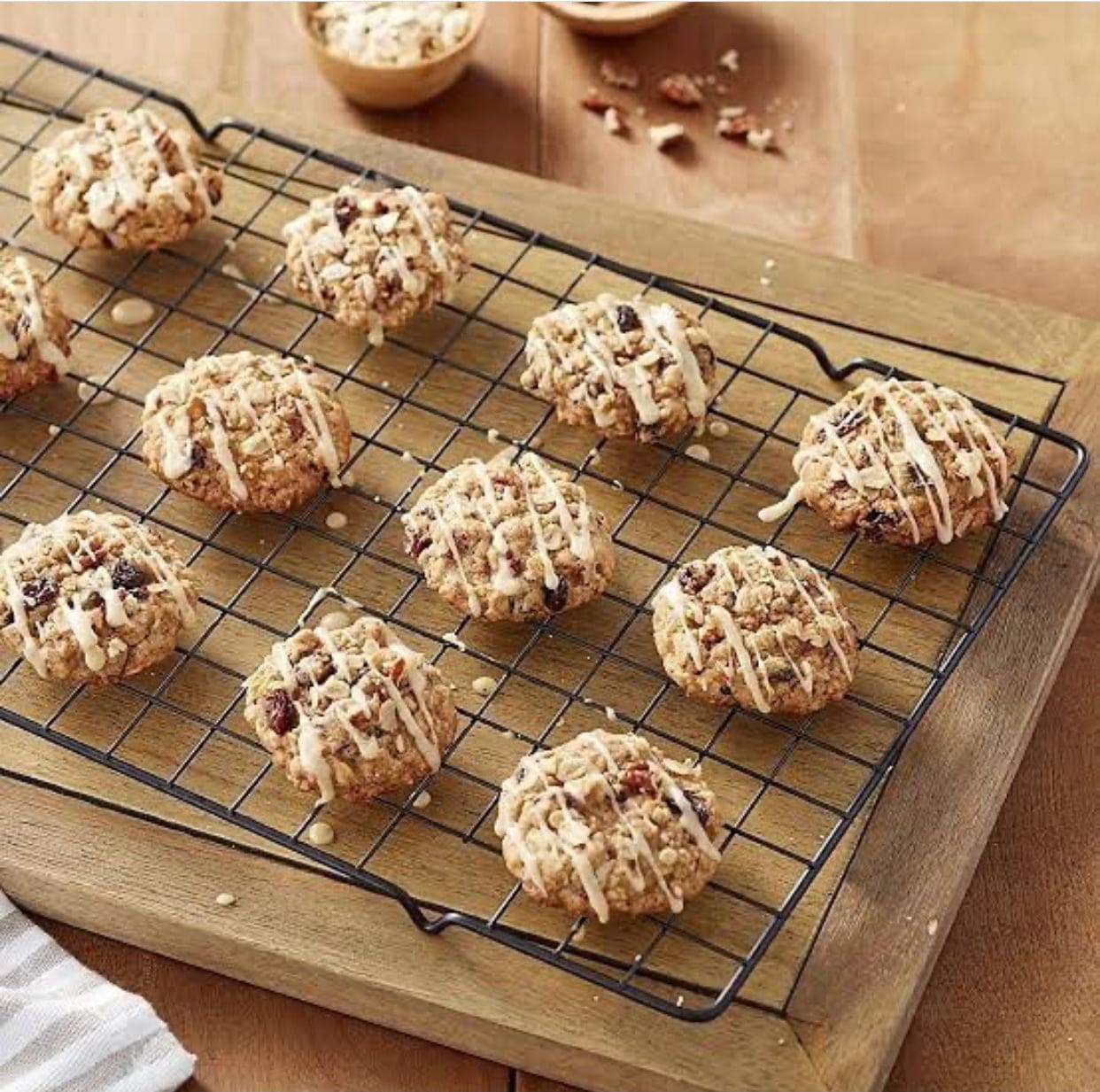 Nonstick Stainless Steel Cooling Rack, Dessert Pastry Cooling Stand, Cake Bread Cookie Pie Cooling Grid Tool, Kitchen Baking Tool Nonstick Stainless Steel Cooling Rack, Dessert Pastry Cooling Stand, Cake Bread Cookie Pie Cooling Grid Tool, Kitchen Baking Tool
